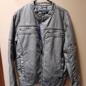 Leather Bomber Jacket